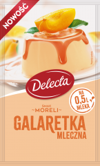 Galaretka mleczna o smaku moreli