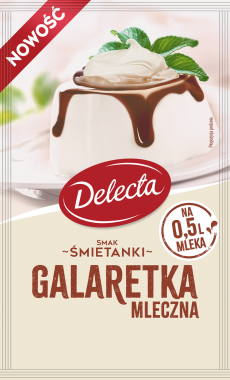 Galaretka mleczna o smaku śmietanki